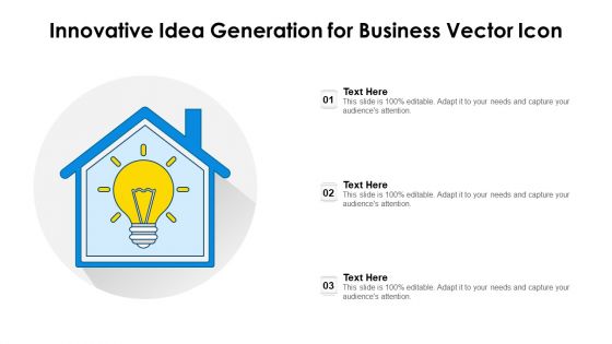 Innovative Idea Generation For Business Vector Icon Ppt PowerPoint Presentation File Portfolio PDF