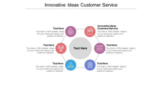 Innovative Ideas Customer Service Ppt PowerPoint Presentation Portfolio Smartart Cpb Pdf