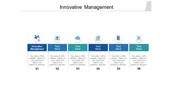 Innovative Management Ppt PowerPoint Presentation Show Sample Cpb