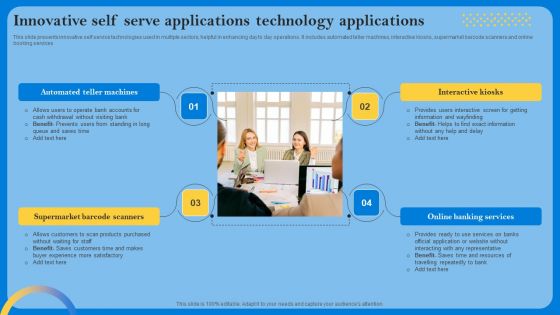 Innovative Self Serve Applications Technology Applications Guidelines PDF