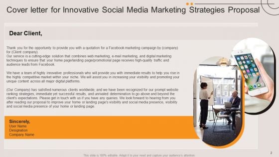 Innovative Social Media Marketing Strategies Proposal Ppt PowerPoint Presentation Complete Deck With Slides