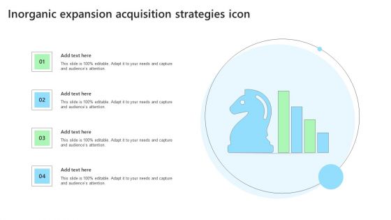 Inorganic Expansion Acquisition Strategies Icon Rules PDF