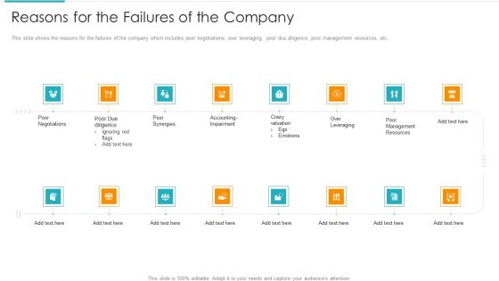 Inorganic Expansion Plan And Progression Reasons For The Failures Of The Company Portrait PDF