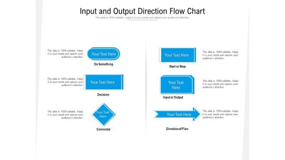 Input And Output Direction Flow Chart Ppt PowerPoint Presentation File Gallery PDF