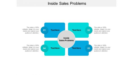 Inside Sales Problems Ppt PowerPoint Presentation File Smartart Cpb Pdf