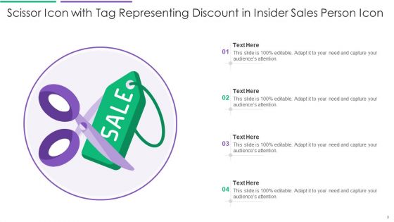 Insider Sales Person Icon Ppt PowerPoint Presentation Complete With Slides