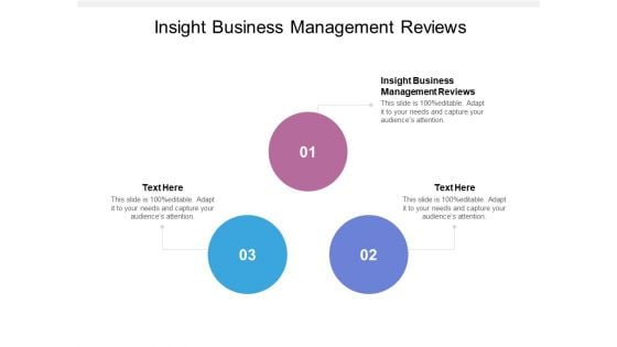 Insight Business Management Reviews Ppt PowerPoint Presentation Slides Deck Cpb