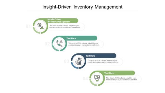 Insight Driven Inventory Management Ppt PowerPoint Presentation Layouts Diagrams Cpb