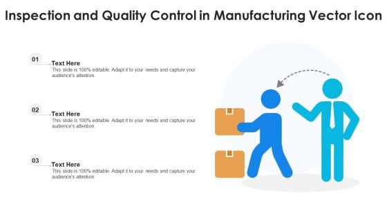 Inspection And Quality Control In Manufacturing Vector Icon Ppt PowerPoint Presentation File Graphics Template PDF