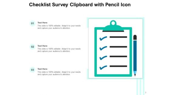 Inspection Symbol Business Survey Checklist Survey Satisfaction Survey Ppt PowerPoint Presentation Complete Deck