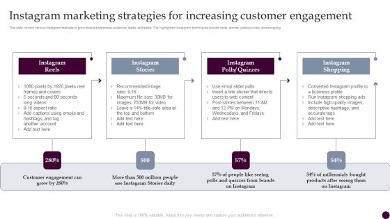 Instagram Marketing Strategies For Increasing Customer Engagement Strategies For Acquiring Consumers Themes PDF Instagram Marketing Strategies For Increasing Customer Engagement Strategies For Acquiring Consumers Themes PDF