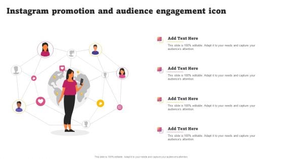 Instagram Promotion And Audience Engagement Icon Professional PDF