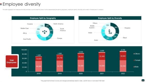 Instant Snacks And Food Firm Details Employee Diversity Demonstration PDF