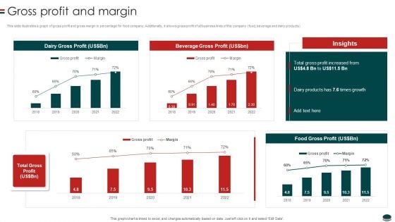 Instant Snacks And Food Firm Details Gross Profit And Margin Professional PDF