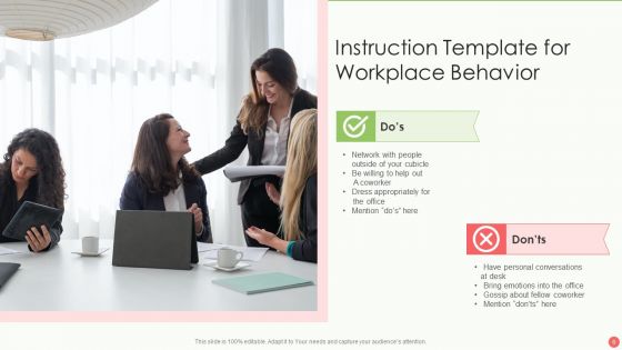 Instruction Template Ppt PowerPoint Presentation Complete Deck With Slides