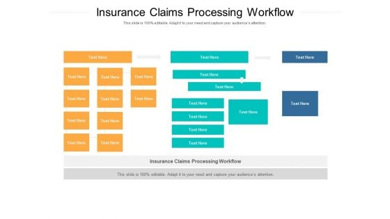 Insurance Claims Processing Workflow Ppt PowerPoint Presentation Model Styles Cpb Pdf