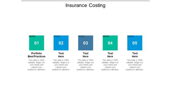 Insurance Costing Ppt PowerPoint Presentation Infographic Template Design Inspiration Cpb