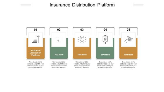 Insurance Distribution Platform Ppt PowerPoint Presentation Show Inspiration Cpb Pdf