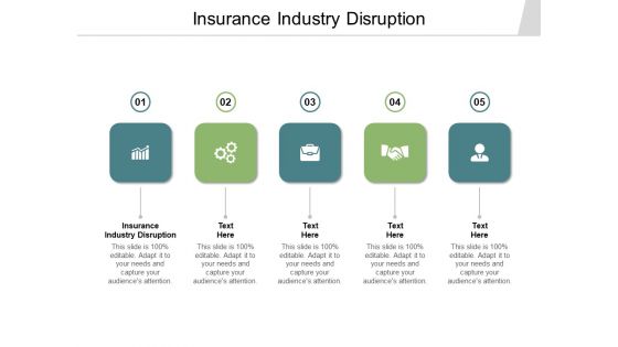 Insurance Industry Disruption Ppt PowerPoint Presentation Infographics Background Designs Cpb Pdf