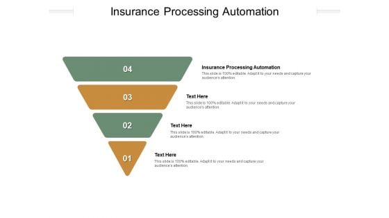 Insurance Processing Automation Ppt PowerPoint Presentation Styles Aids Cpb Pdf