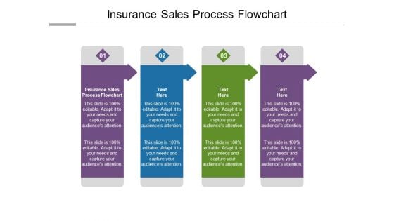 Insurance Sales Process Flowchart Ppt PowerPoint Presentation Portfolio Visuals Cpb