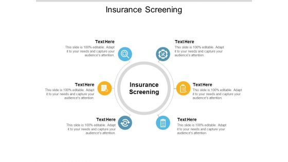 Insurance Screening Ppt PowerPoint Presentation Good Cpb