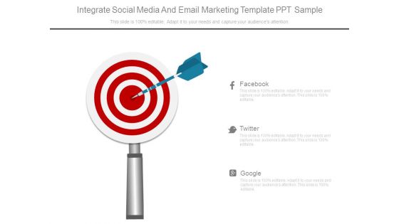 Integrate Social Media And Email Marketing Template Ppt Sample