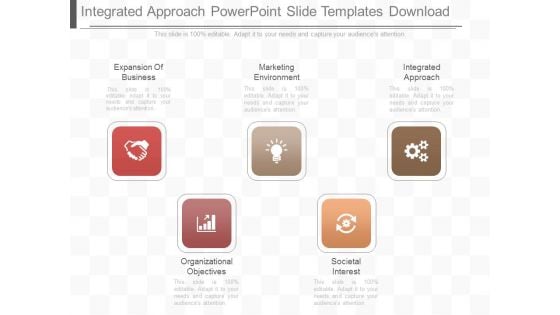 Integrated Approach Powerpoint Slide Templates Download