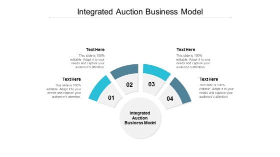 Integrated Auction Business Model Ppt PowerPoint Presentation Portfolio Master Slide Cpb