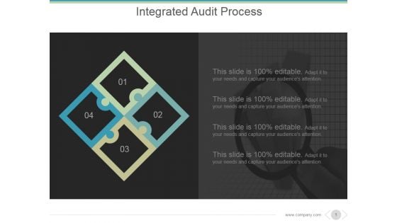 Integrated Audit Process Ppt PowerPoint Presentation Information