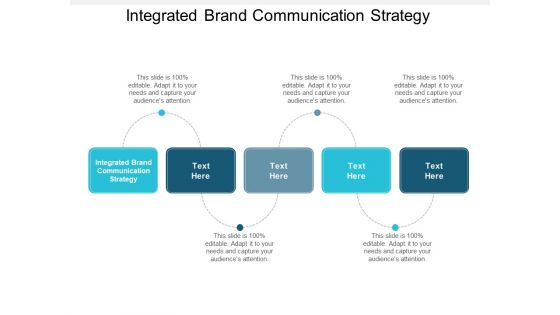 Integrated Brand Communication Strategy Ppt PowerPoint Presentation Gallery Graphics Cpb