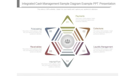 Integrated Cash Management Sample Diagram Example Ppt Presentation