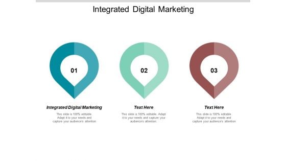 Integrated Digital Marketing Ppt PowerPoint Presentation Inspiration Format Ideas Cpb