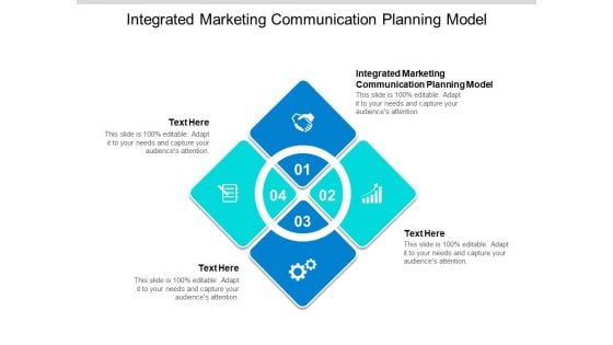 Integrated Marketing Communication Planning Model Ppt PowerPoint Presentation Show Icon Cpb