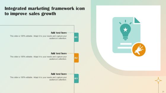 Integrated Marketing Framework Ppt PowerPoint Presentation Complete Deck With Slides Ppt PowerPoint Presentation Complete Deck With Slides Slide21