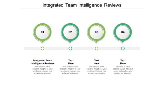 Integrated Team Intelligence Reviews Ppt PowerPoint Presentation Example 2015 Cpb Pdf