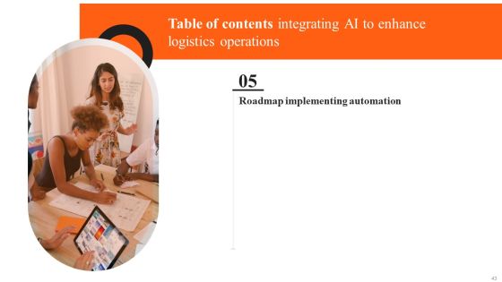 Integrating AI To Enhance Logistics Operations Ppt PowerPoint Presentation Complete Deck With Slides Slide43