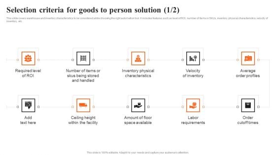 Integrating AI To Enhance Selection Criteria For Goods To Person Solution Designs PDF