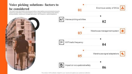 Integrating AI To Enhance Voice Picking Solutions Factors To Be Considered Background PDF