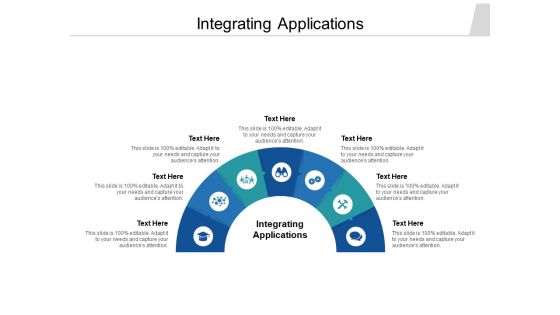 Integrating Applications Ppt PowerPoint Presentation File Icon Cpb