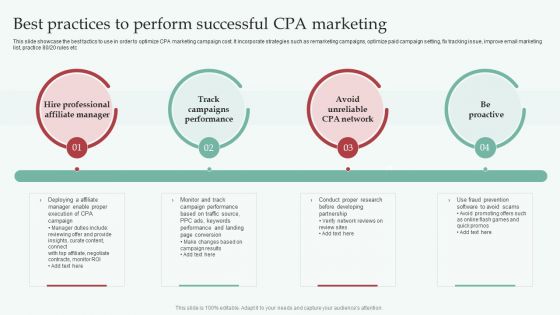 Integrating CPA Marketing Best Practices To Perform Successful CPA Marketing Introduction PDF