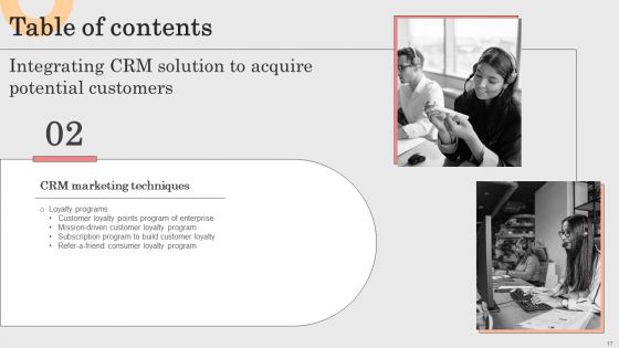 Integrating CRM Solution To Acquire Potential Customers Ppt PowerPoint Presentation Complete Deck With Slides