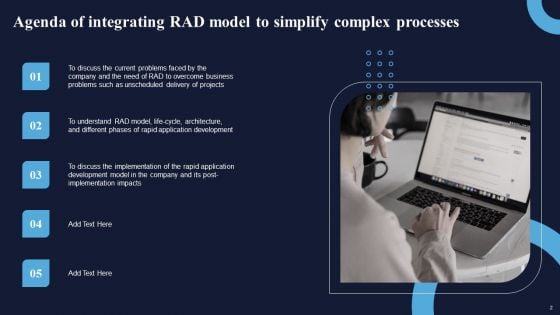 Integrating Rad Model To Simplify Complex Processes Ppt PowerPoint Presentation Complete Deck With Slides