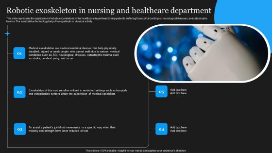 Integrating Robotic Exoskeleton Robotic Exoskeleton In Nursing And Healthcare Diagrams PDF