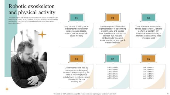 Integrating Robotic Exoskeleton To Improve Operational Efficiency Ppt PowerPoint Presentation Complete Deck With Slides Slide45