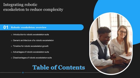 Integrating Robotic Exoskeleton To Reduce Complexity Table Of Contents Introduction PDF