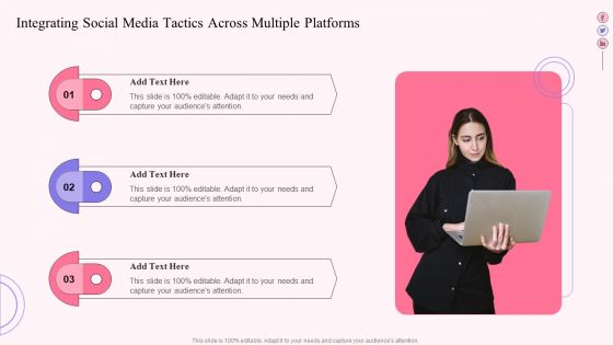 Integrating Social Media Tactics Across Multiple Platforms Ppt Slides Demonstration PDF