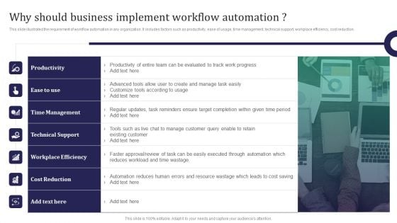 Integration Automation Why Should Business Implement Workflow Automation Information PDF