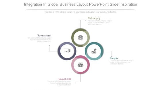 Integration In Global Business Layout Powerpoint Slide Inspiration