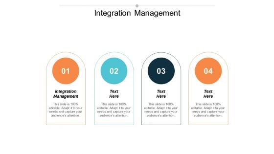 Integration Management Ppt PowerPoint Presentation Professional Example Cpb